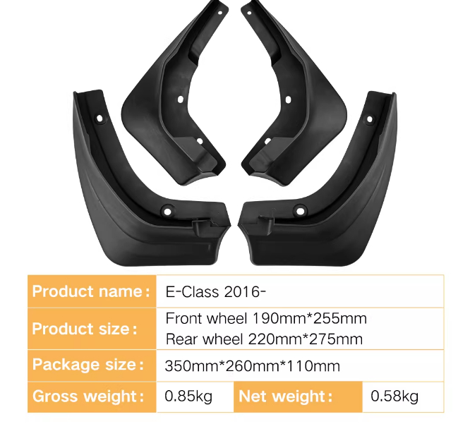 Car Front And Rear Soft Rubber Fender Flares For Modification photo 6