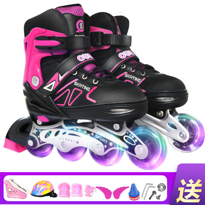 Ice Skates Speed Skating Childrens And Students Roller Inline Adjustable photo 2