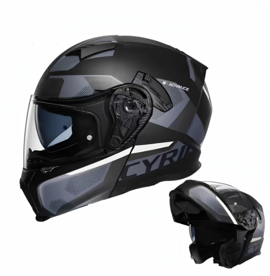 Face-revealing Motorcycle Helmet Dual-lens Full-face Helmet For Scooters photo 5