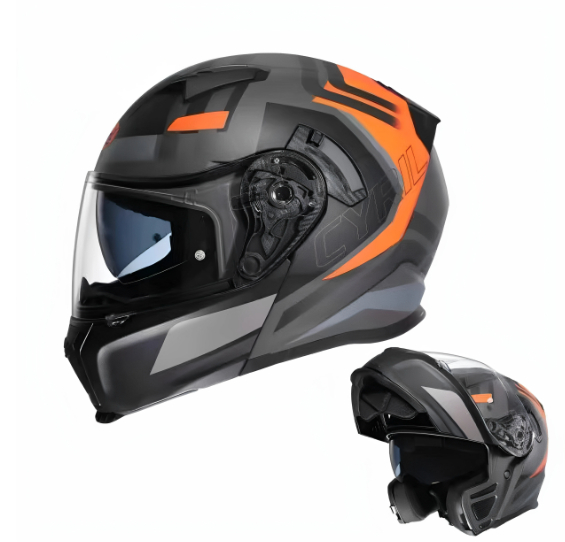 Face-revealing Motorcycle Helmet Dual-lens Full-face Helmet For Scooters photo 4