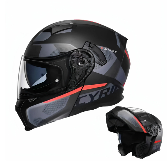 Face-revealing Motorcycle Helmet Dual-lens Full-face Helmet For Scooters photo 2