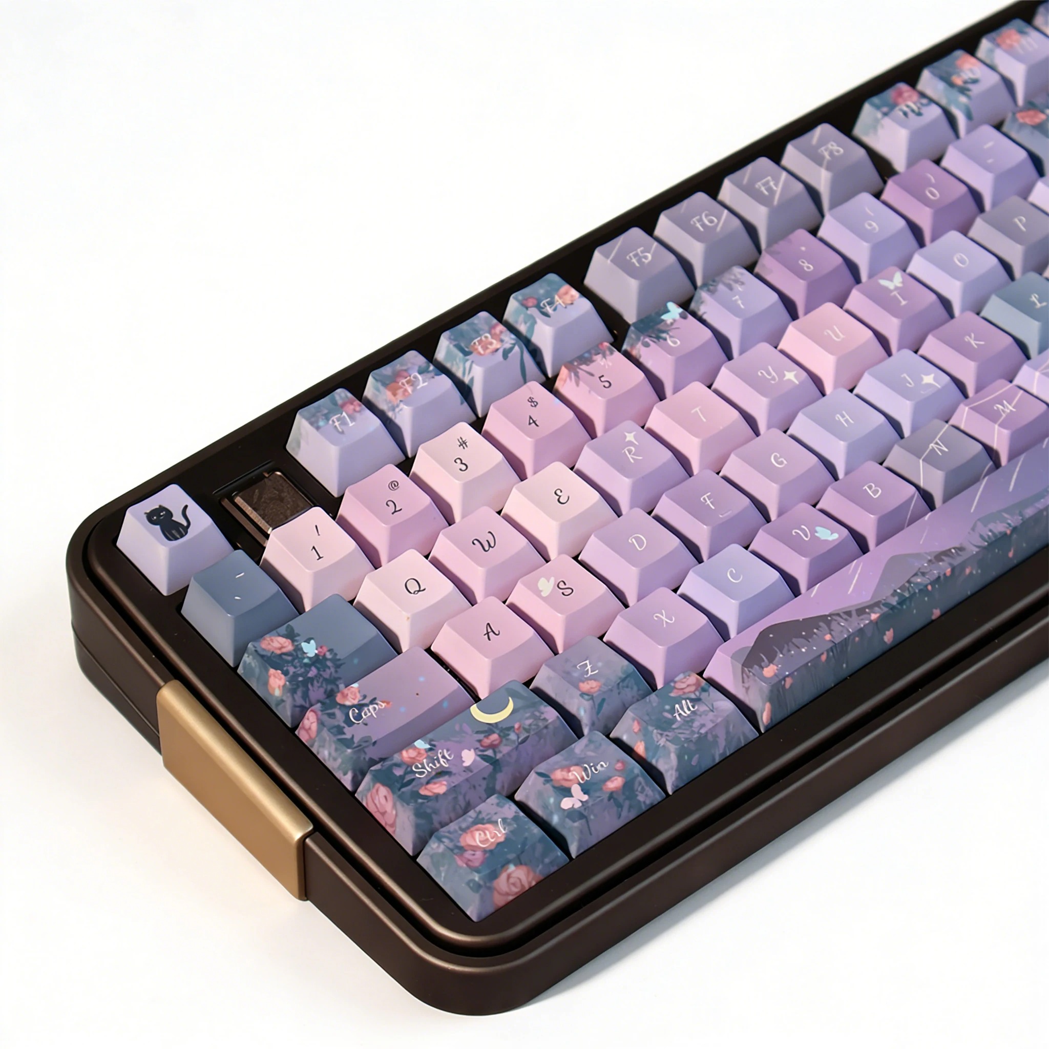 Midsummer Night OEM Translucent Side-printed MOA Mechanical Keyboard Keycaps photo 5