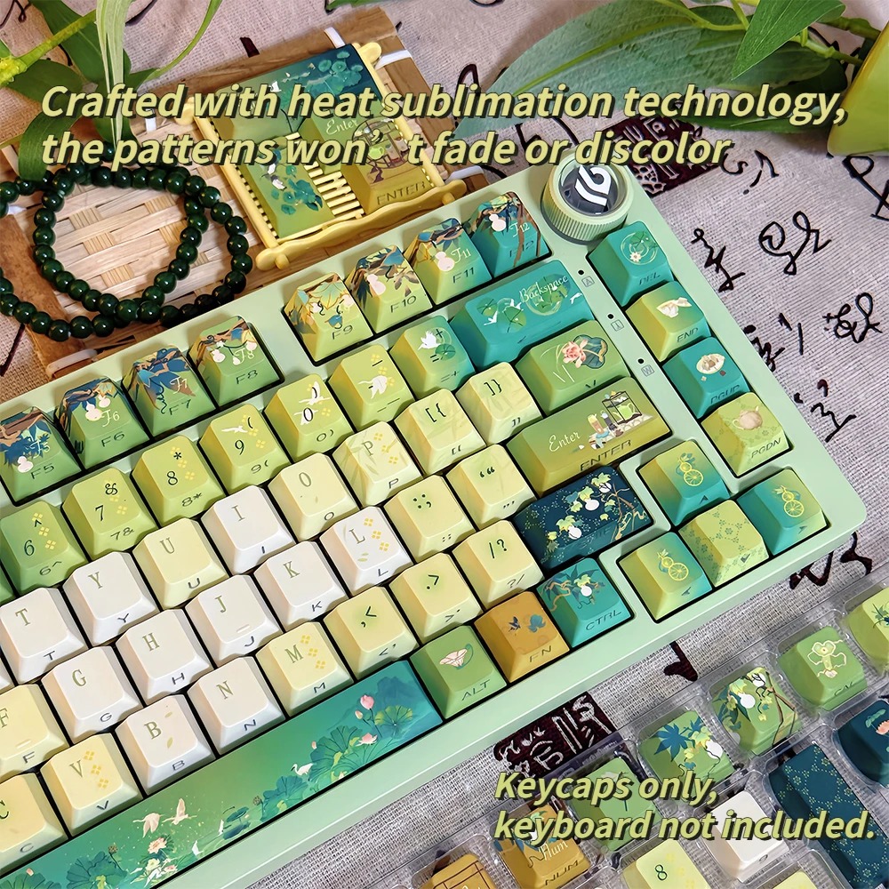 Rounded Ball-cap, Factory-engraved, Five-sided Mechanical Keyboard photo 6