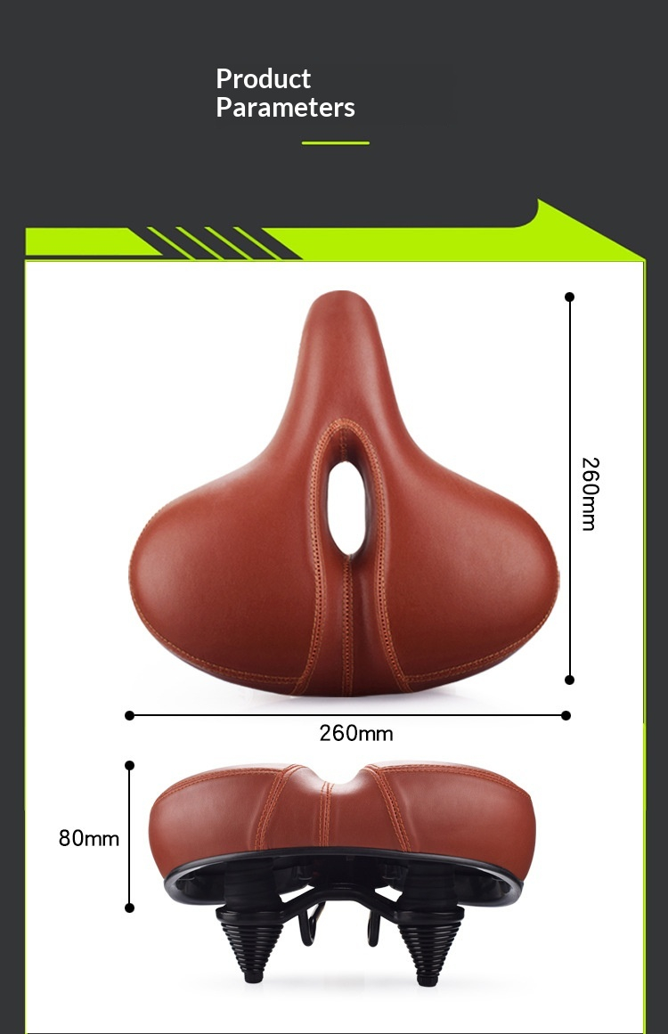 Mountain Bike Thickened Sponge Spring Shock Absorbing Saddle photo 2