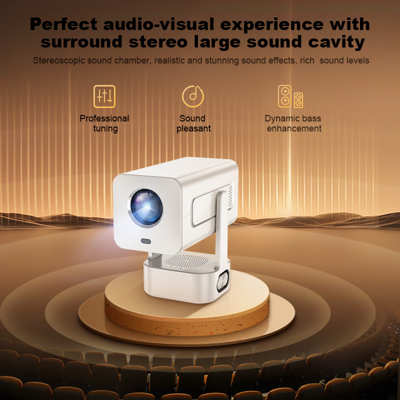 Home Portable HD 4K Bedroom Projector photo 1