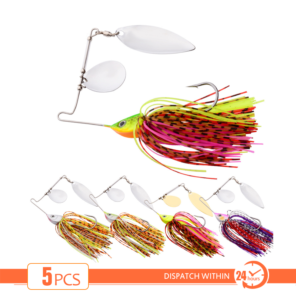 Long-Cast Sequin Lure5-Color Tassel Alloy Bait photo 4