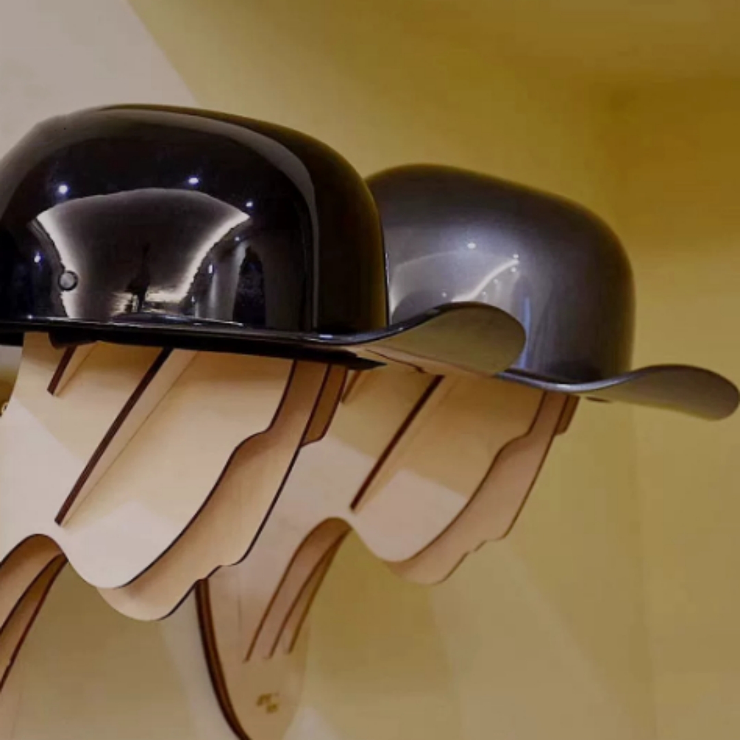 Motorcycle Peaked Baseball Cap Small Half-helmet photo 1