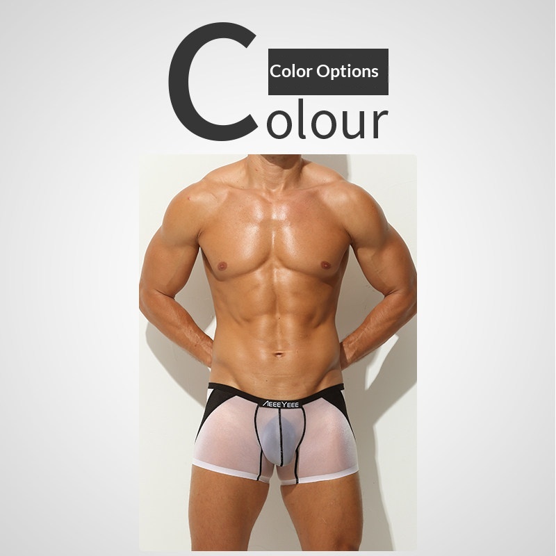 Men's Ice Silk Mesh Breathable Underwear photo 4