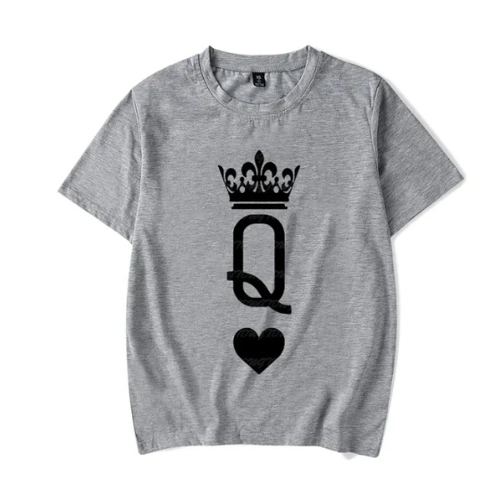 Couple Matching T Shirts Mens And Womens Valentines Day Couple T Shirts Trendy photo 1