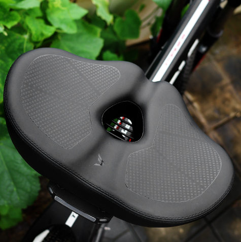Wider Mountain Bike Saddle Shaped 412 Folding Bike Seat Cushion photo 6