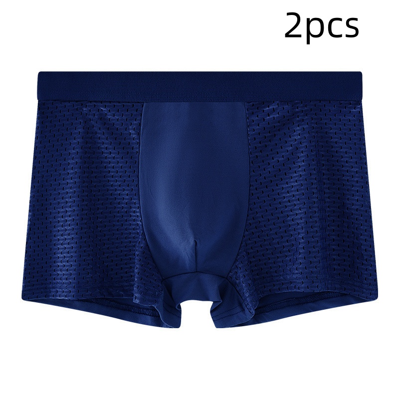 Fashionable Ice-silk Mesh Breathable Boxer Briefs photo 8
