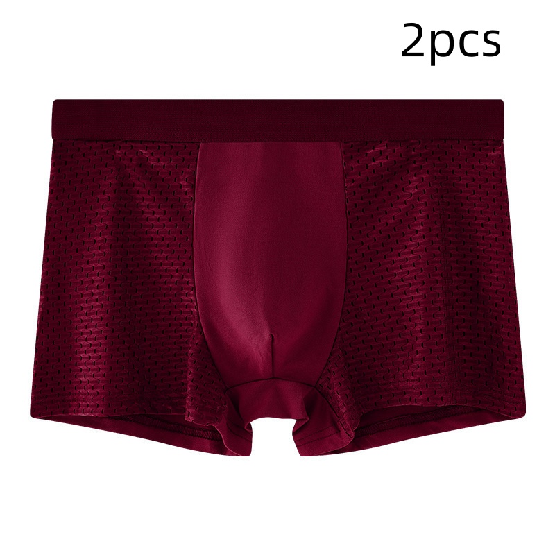 Fashionable Ice-silk Mesh Breathable Boxer Briefs photo 6