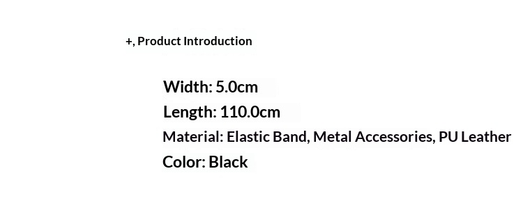 Mens Elastic Wide And Thick Suspenders photo 5