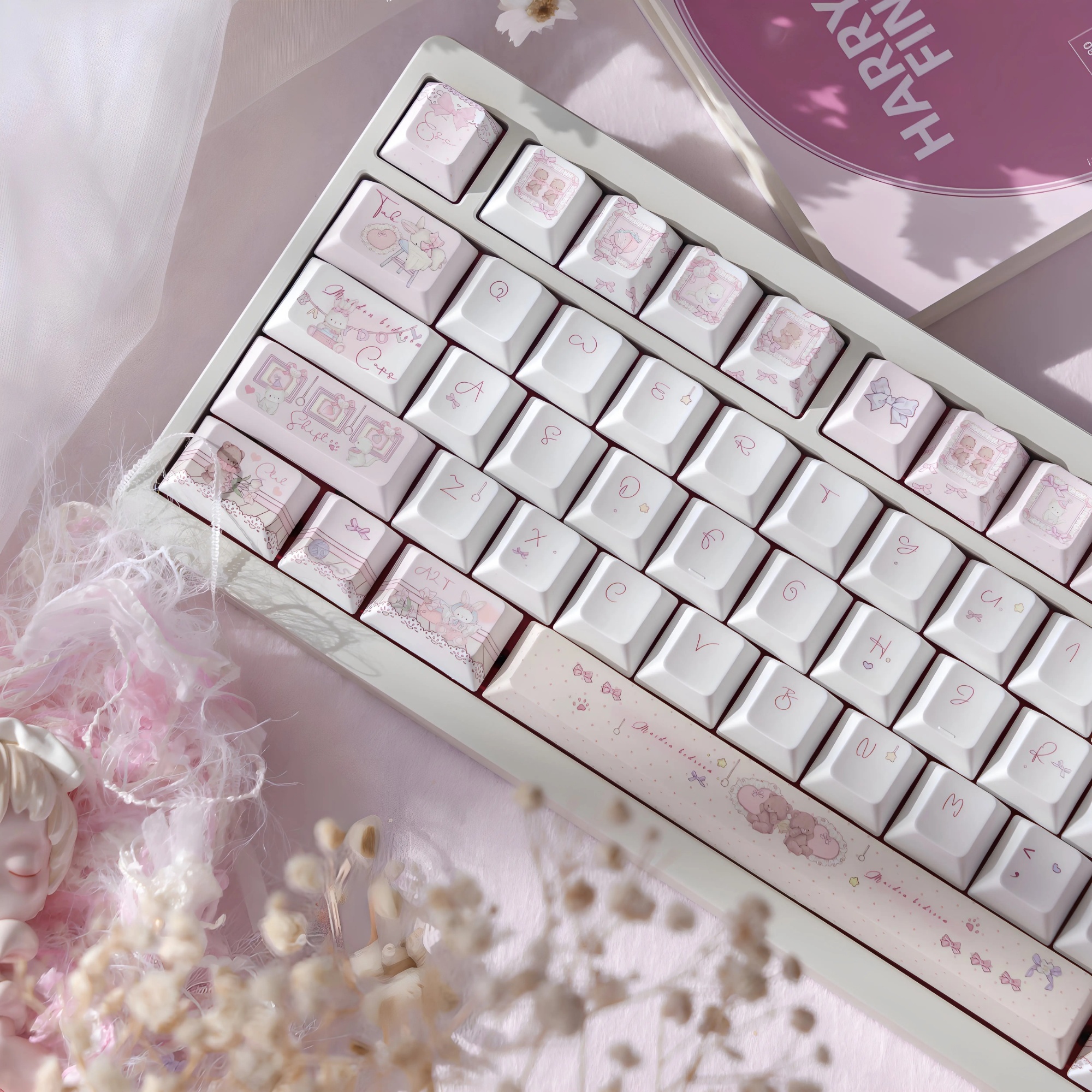 Doll Dream Keycaps Original Factory Height PBT Material photo 2