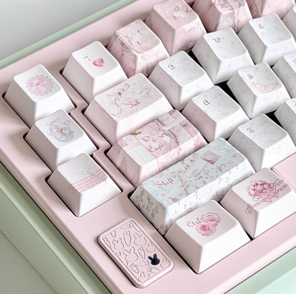 Rose Old Story Keyboard Keycaps Original Factory-made photo 2