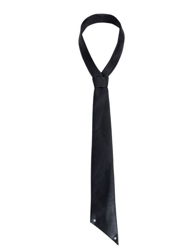 Designer Style Leather Tie And Hand Crafted High End Shirt Bow Tie photo 3