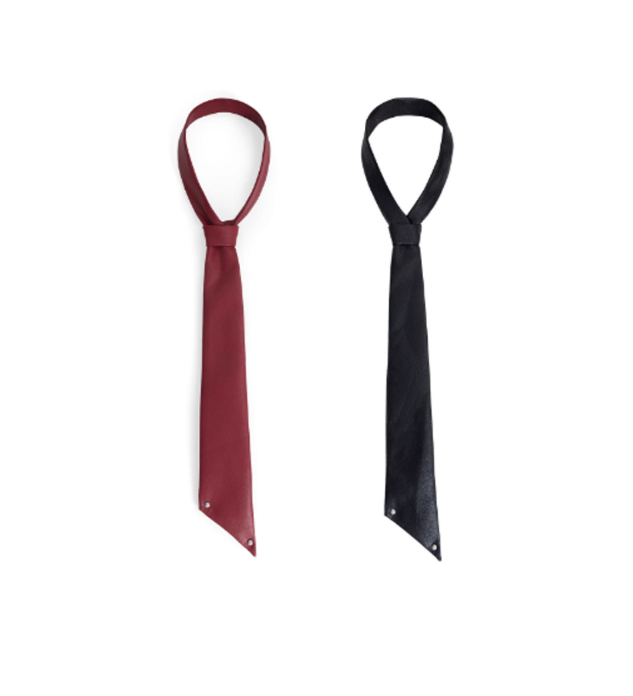 Designer Style Leather Tie And Hand Crafted High End Shirt Bow Tie photo 5