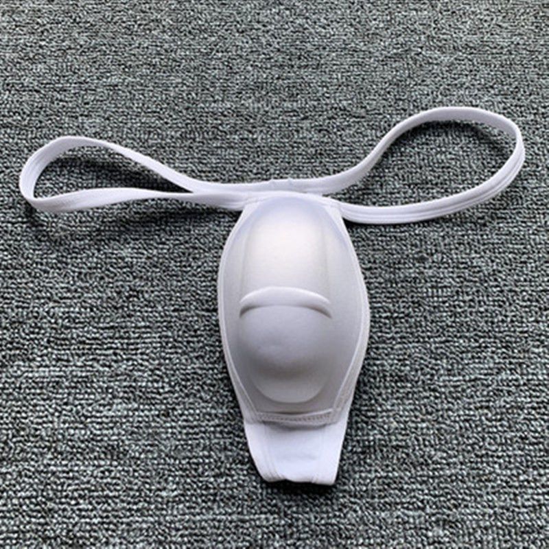 Men's Minimalist Solid Color Sponge Underwear photo 1