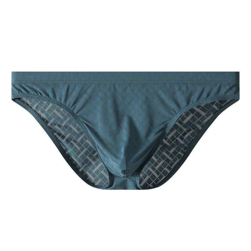 Mens Ice-silk Transparent Briefs Thin Low-rise Sexy photo 7