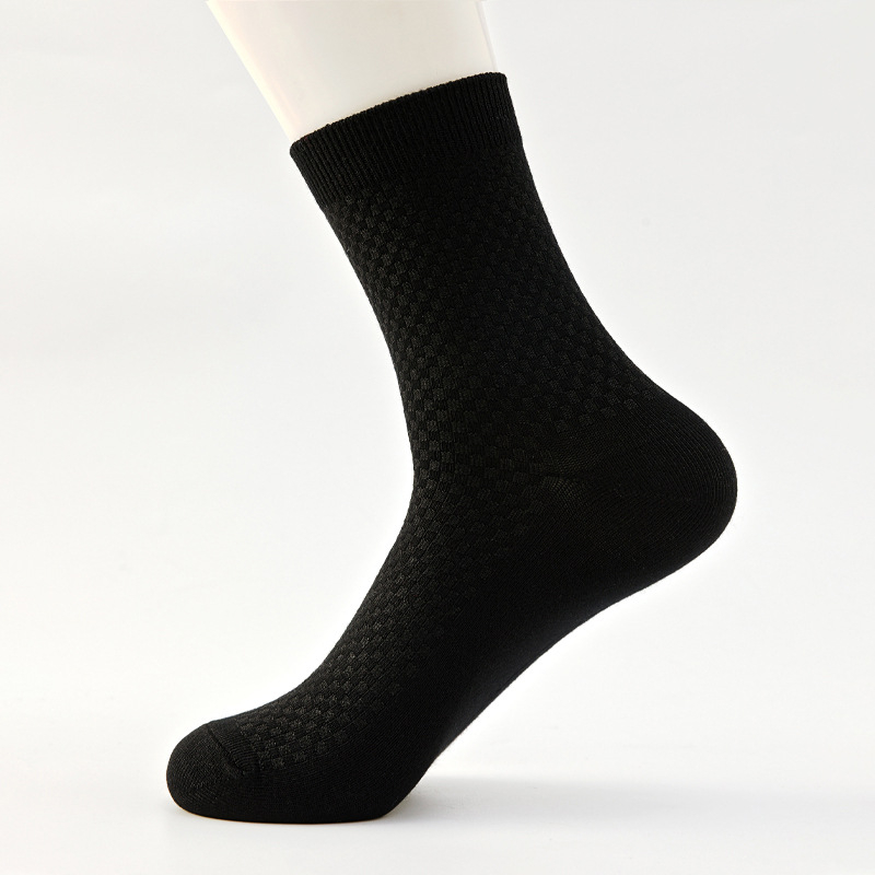 Casual Soft And Breathable Black Long Socksversatile For All Seasons photo 1