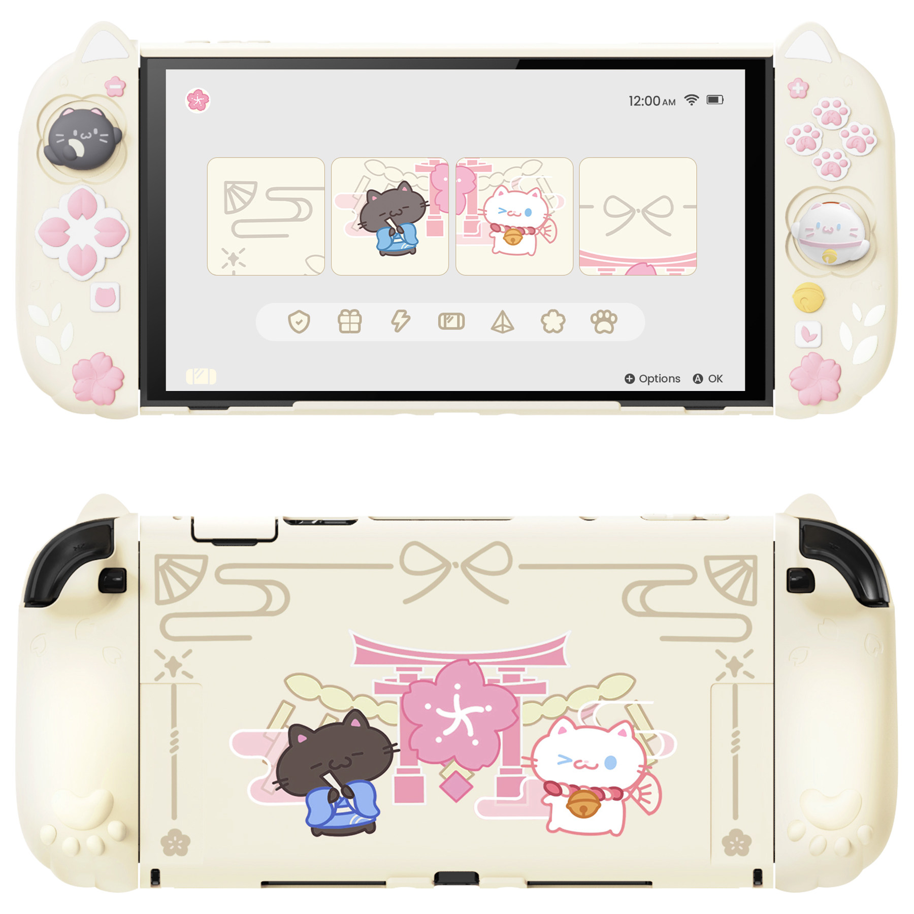 Cartoon Cat Handle Grip Silicone Protective Cover photo 2