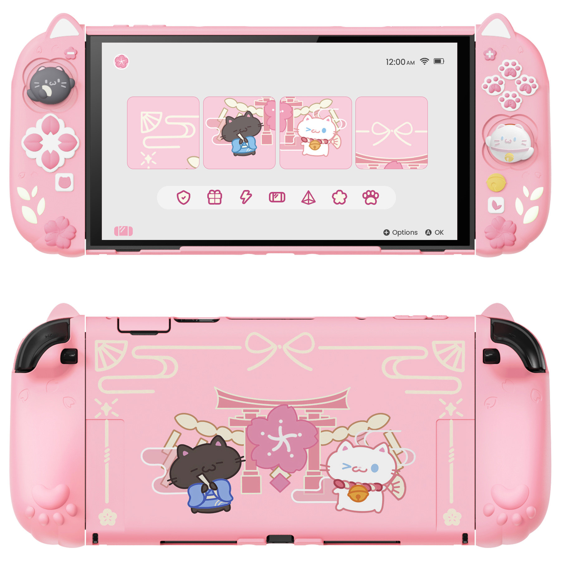 Cartoon Cat Handle Grip Silicone Protective Cover photo 3