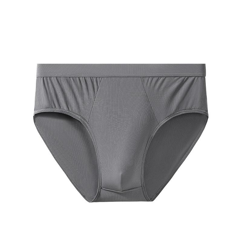 Mens Ice-silk Briefs Summer Thin Antibacterial And Breathable photo 6