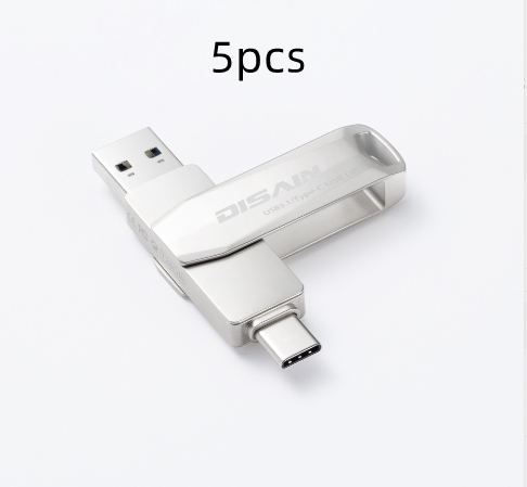 New Typec Metal Rotating USB  Drive Mobile photo 2