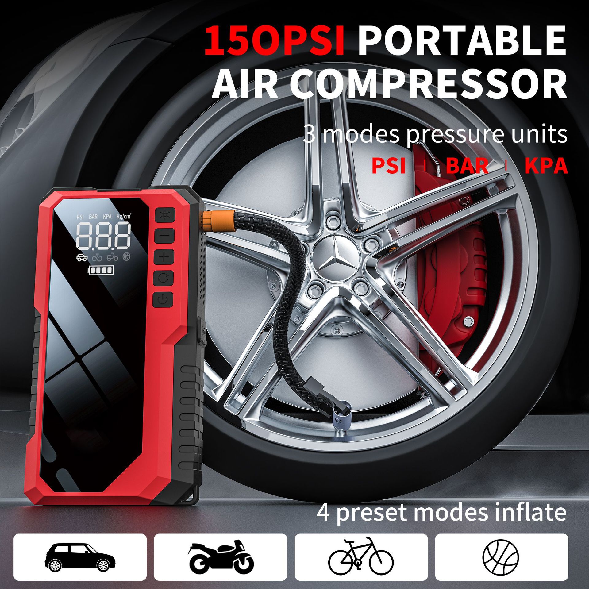 Automobile Emergency Starting Power Supply 12V Start-up And Inflation Integration photo 6