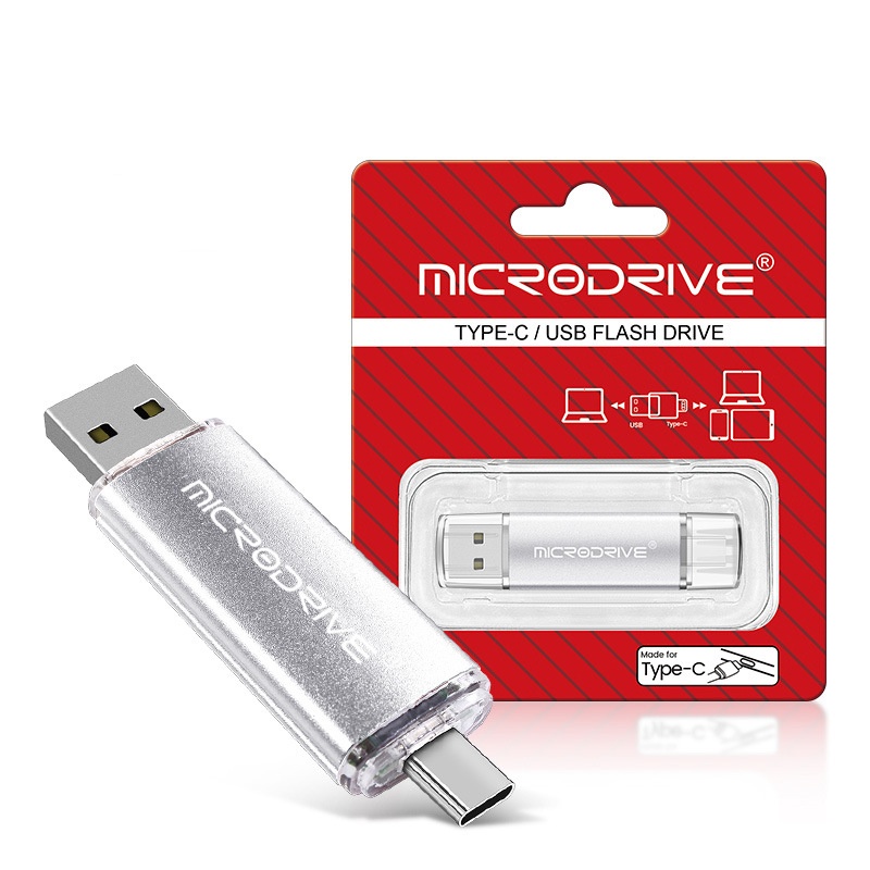 Dual-use Rotating USB Flash Drive For Both Phones And Computers High-speed TYPE-C Large Capacity Suitable For In-car Use photo 2