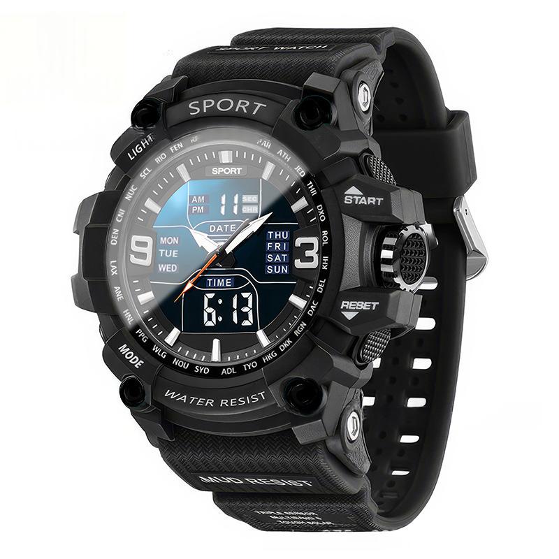 Mens Tactical Sports Electronic Watch Waterproof Luminous And Multi-functional photo 8