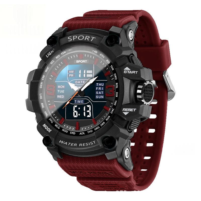 Mens Tactical Sports Electronic Watch Waterproof Luminous And Multi-functional photo 3