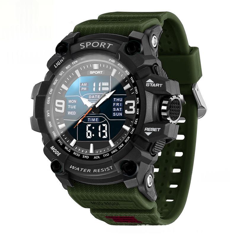 Mens Tactical Sports Electronic Watch Waterproof Luminous And Multi-functional photo 2