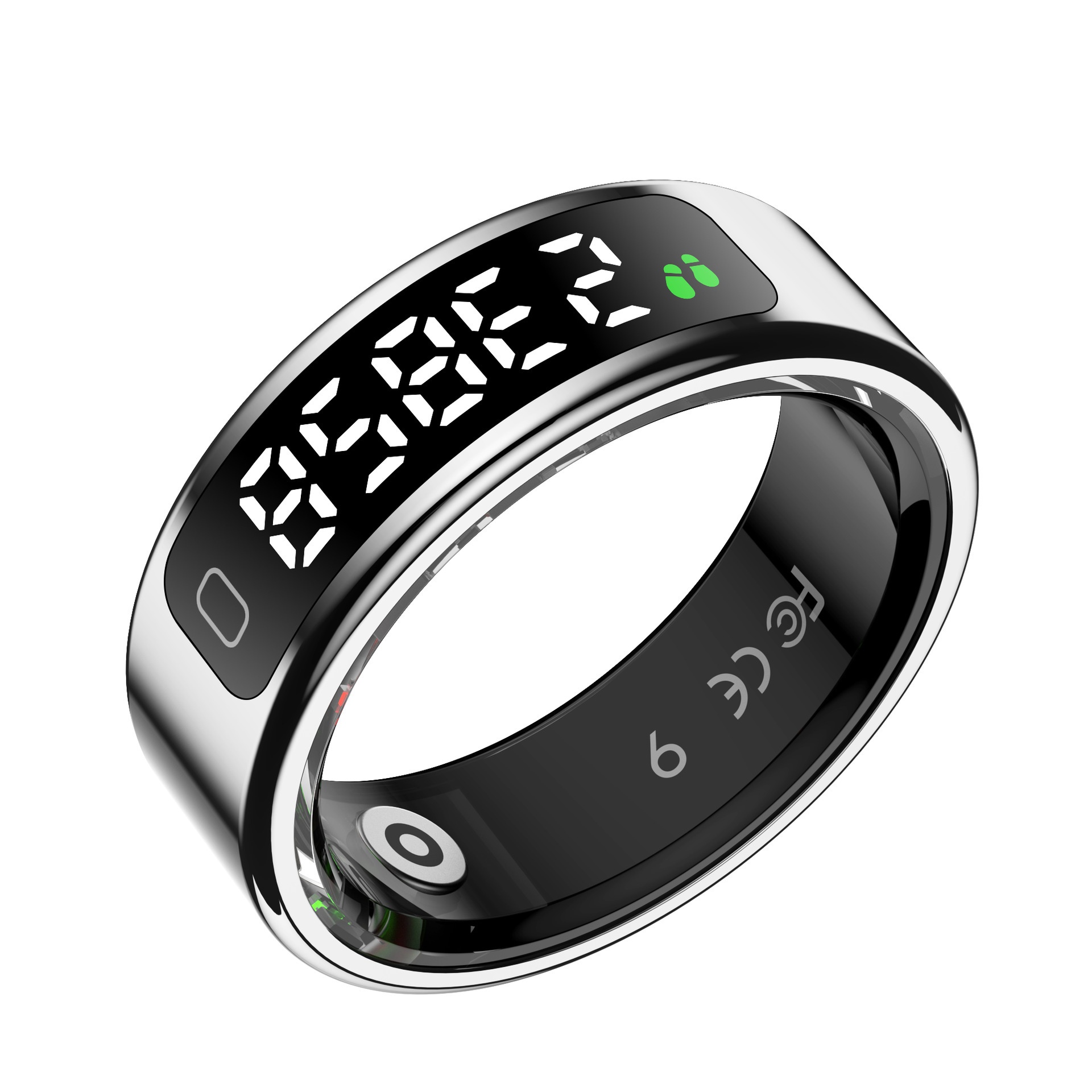 Health-monitoring Smart Ring With A Display And Step-counting Function photo 3