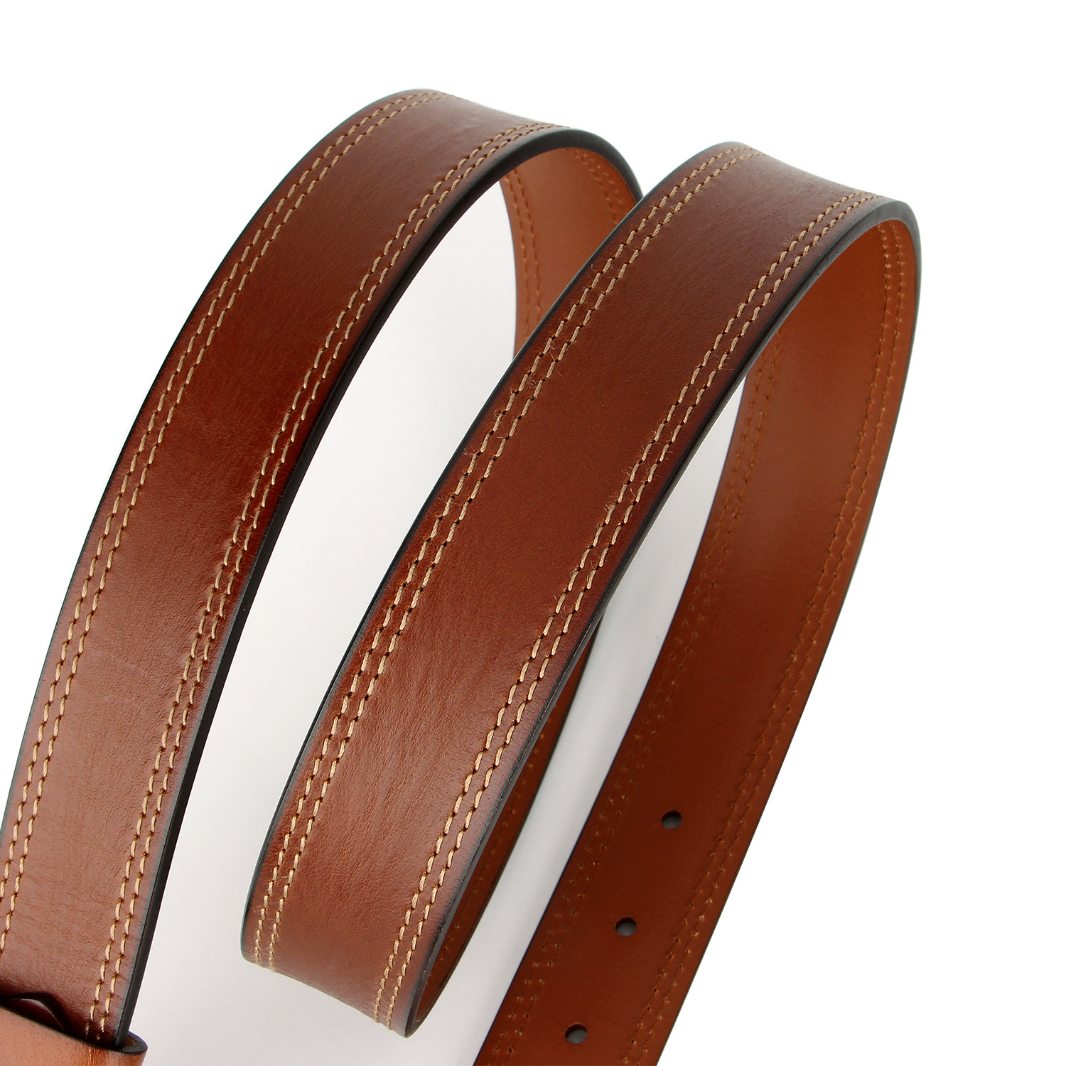 Vintage Distressed Belt Made From Full-grain Cowhide photo 6
