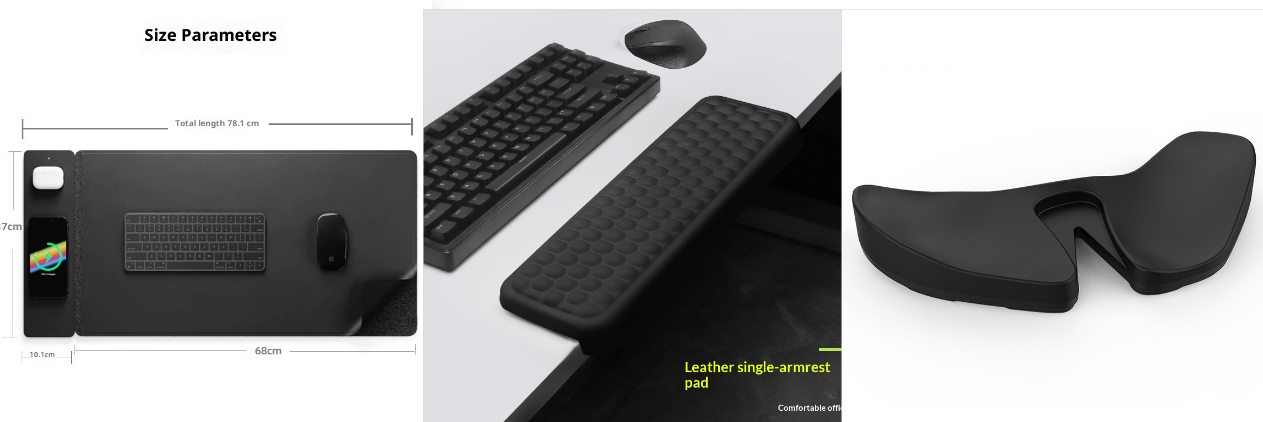 S1300 Wireless Charger 20W Fast Charge Wireless Charger Electric Mouse Pad photo 6