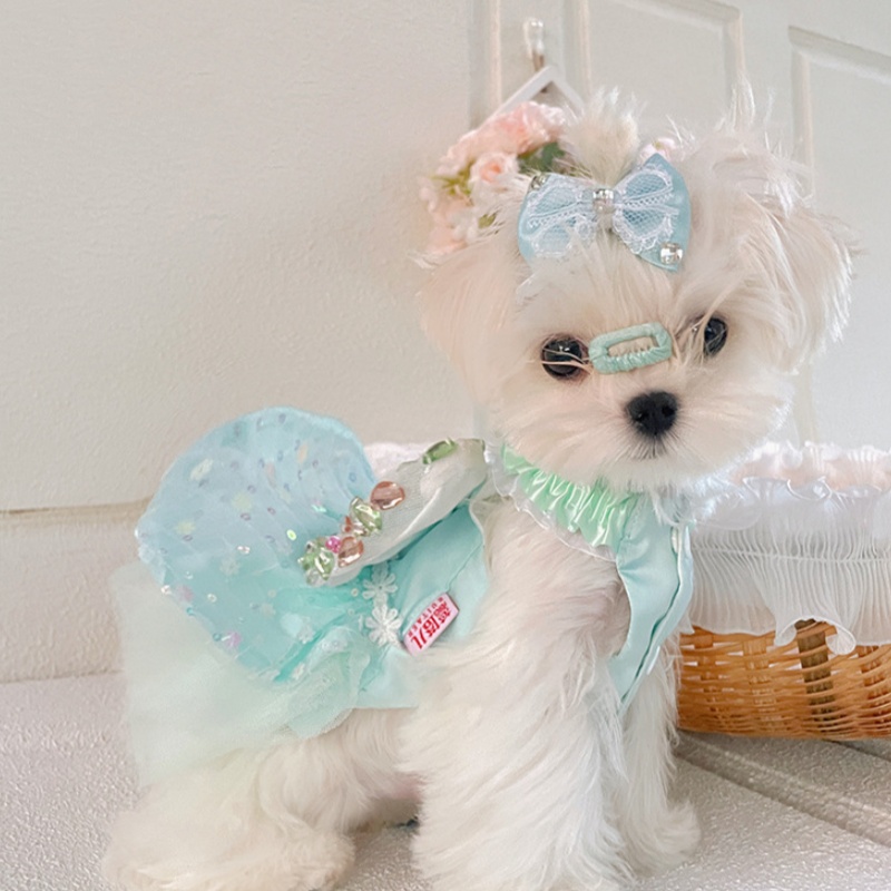 Maltese Princess Dress Pet Clothes Summer photo 3