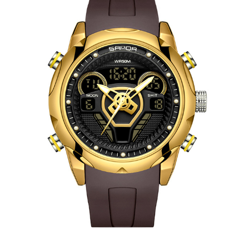 Mens Watch Fashionable Luminous Waterproof Alarm Clock Electronic photo 5