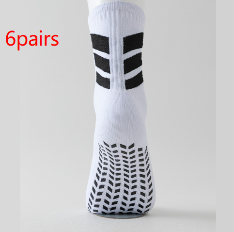 Cross-border Wholesale High-top Dotted-embroidery Football Socks photo 4