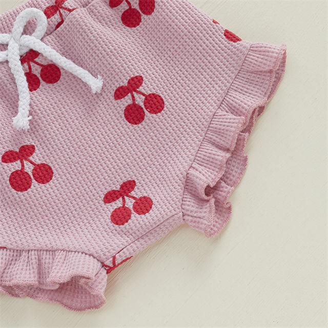 Sweet Daisy Mesh Camisole And Shorts Kids Outfit Set photo 3