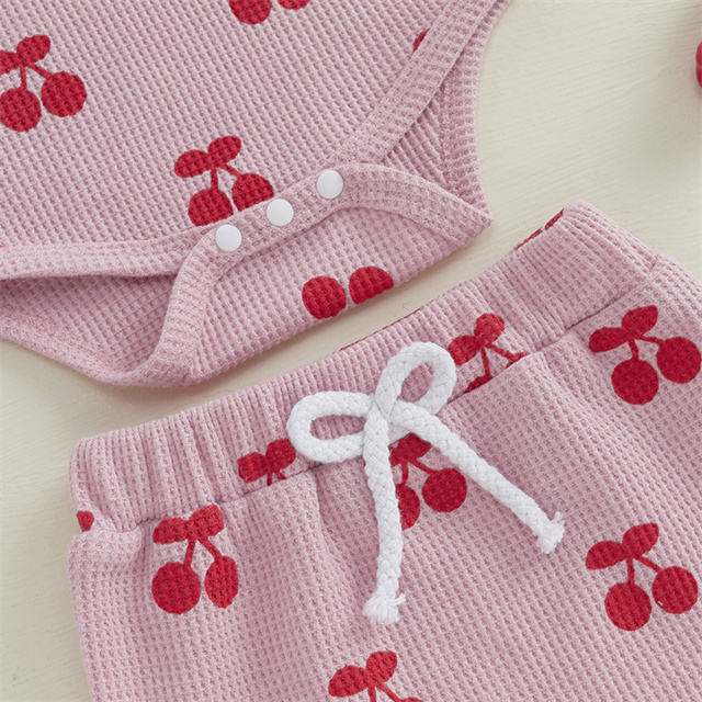 Sweet Daisy Mesh Camisole And Shorts Kids Outfit Set photo 2