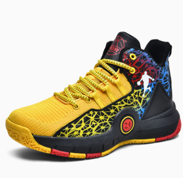 Boys Mesh Breathable Durable Casual Basketball Sneakers photo 7