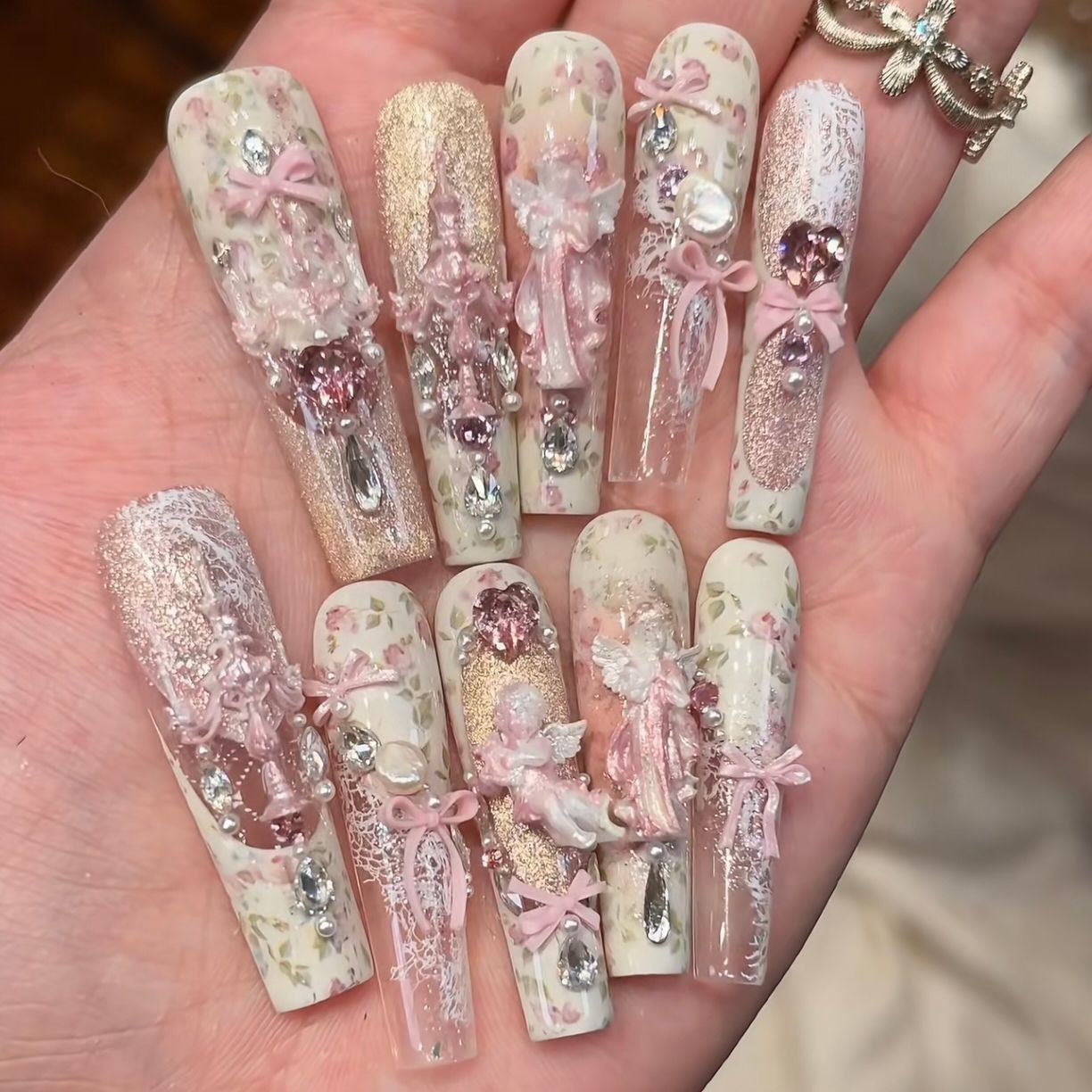 Retro Baroque False Nail Stickers photo 3
