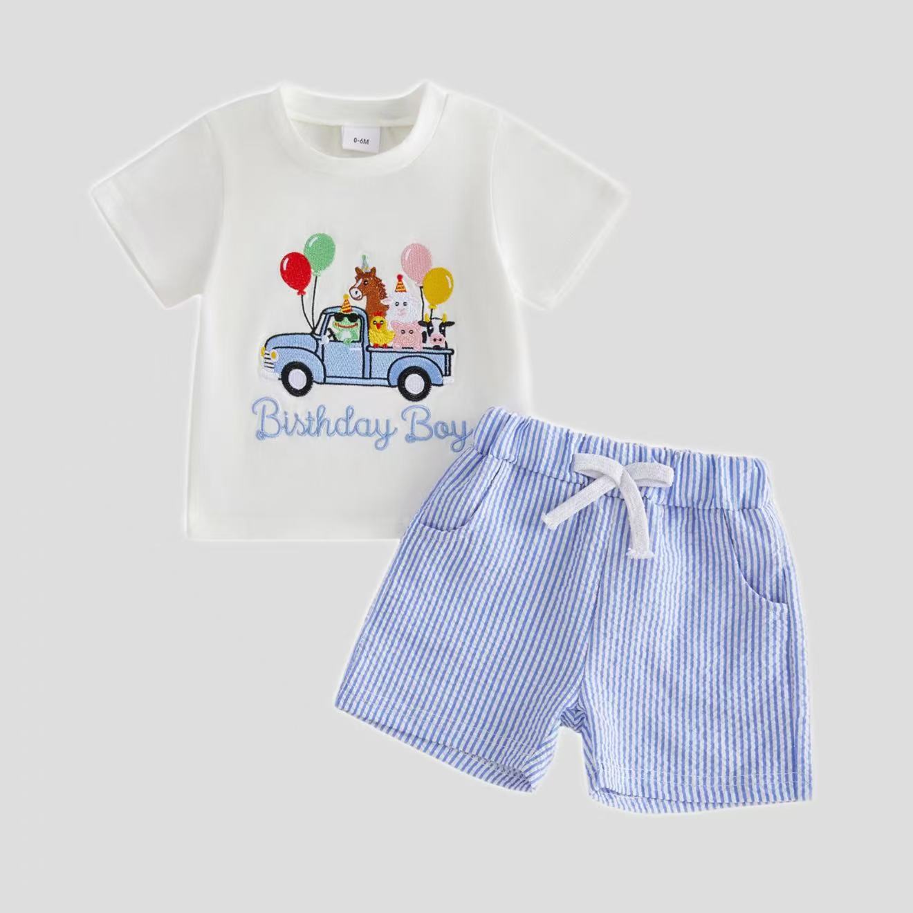 Fashionable Loose-Fit Striped Shorts For Boys photo 1