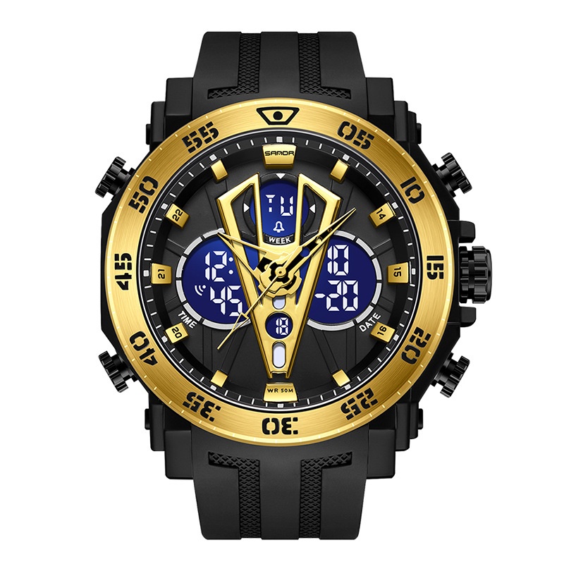 Sanda Youth Dual-Display Watch For Men photo 6
