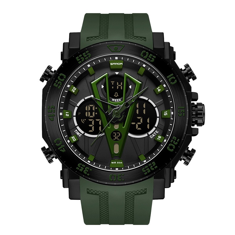 Sanda Youth Dual-Display Watch For Men photo 5