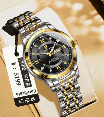 Binbang Business Light-Luxury Quartz Watch For Men photo 7