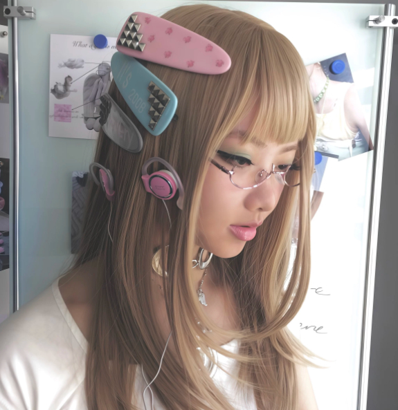Oversized Original Rivet Hair Clip Instagram-style Shibuya Gyaru photo 7
