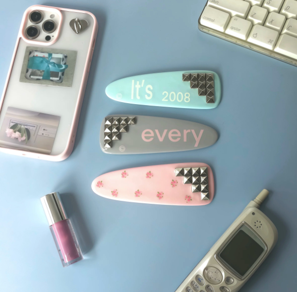 Oversized Original Rivet Hair Clip Instagram-style Shibuya Gyaru photo 8