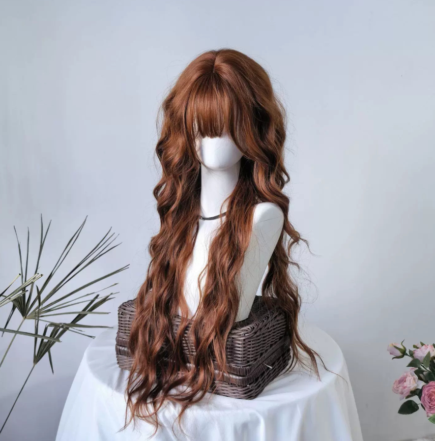 Natural Orange-brown Long Curls photo 5